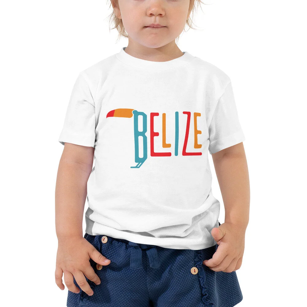 Belize Happy Adventures - Bucket (Back) - Toddler Premium Tee