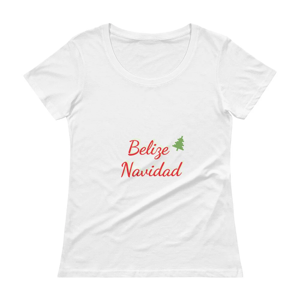  Ladies' Scoopneck T-Shirt BELIZE Navidad
