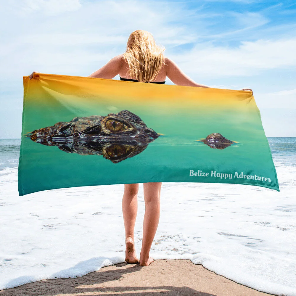 Croc - Beach Towel - 30x60