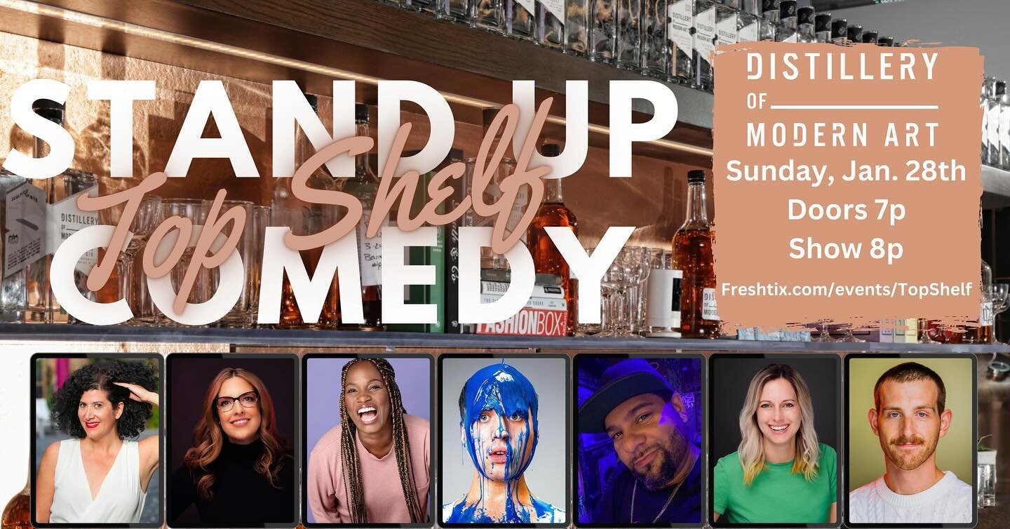 Grab your friends and come laugh with us! We&rsquo;re at @distilleryofmodernart Sunday, 1/28! Tickets at link my bio 🎟️

#standup #standupcomedy #comedy #atlanta