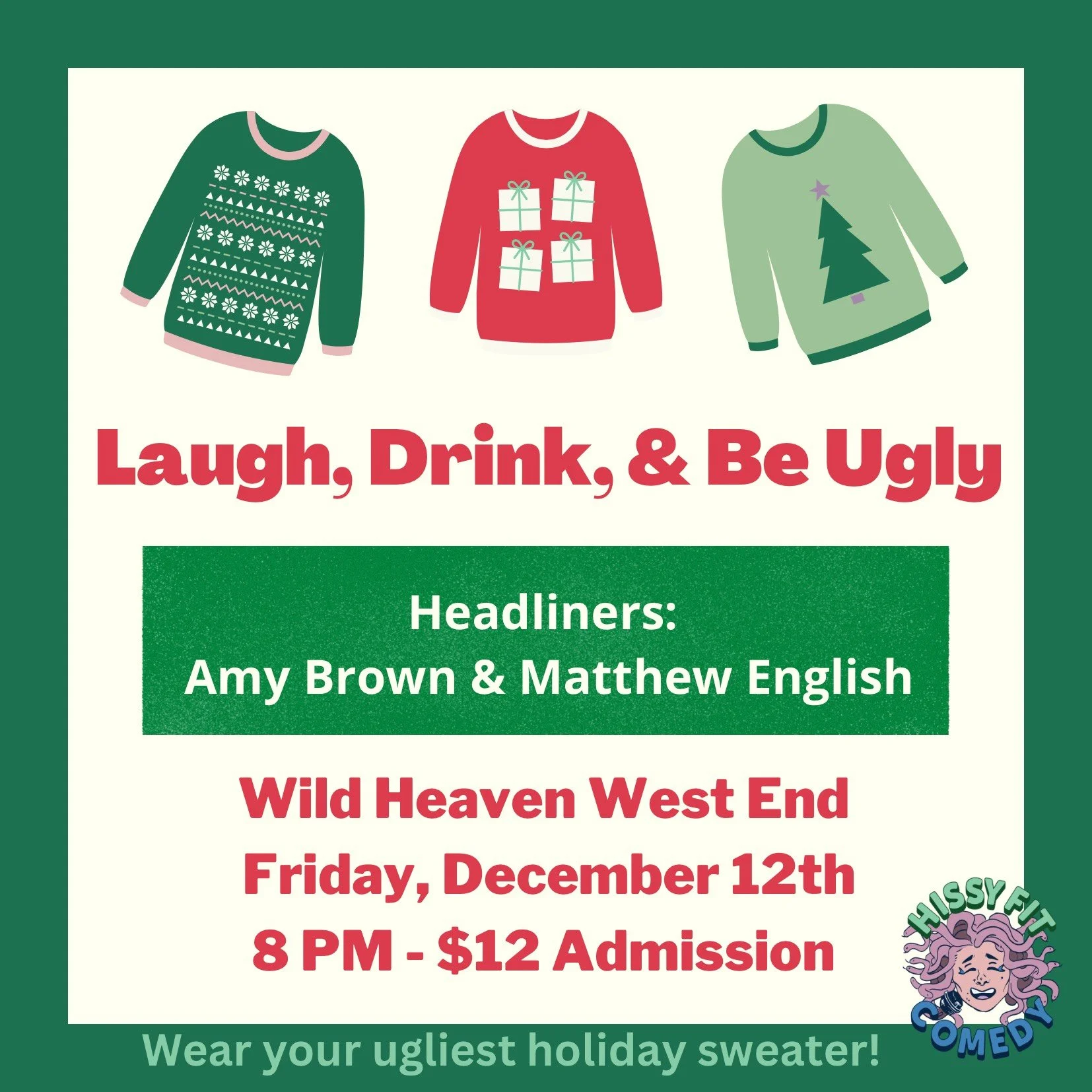 Atlanta, GA — Stand Up Comedy @ Wild Heaven Brewery