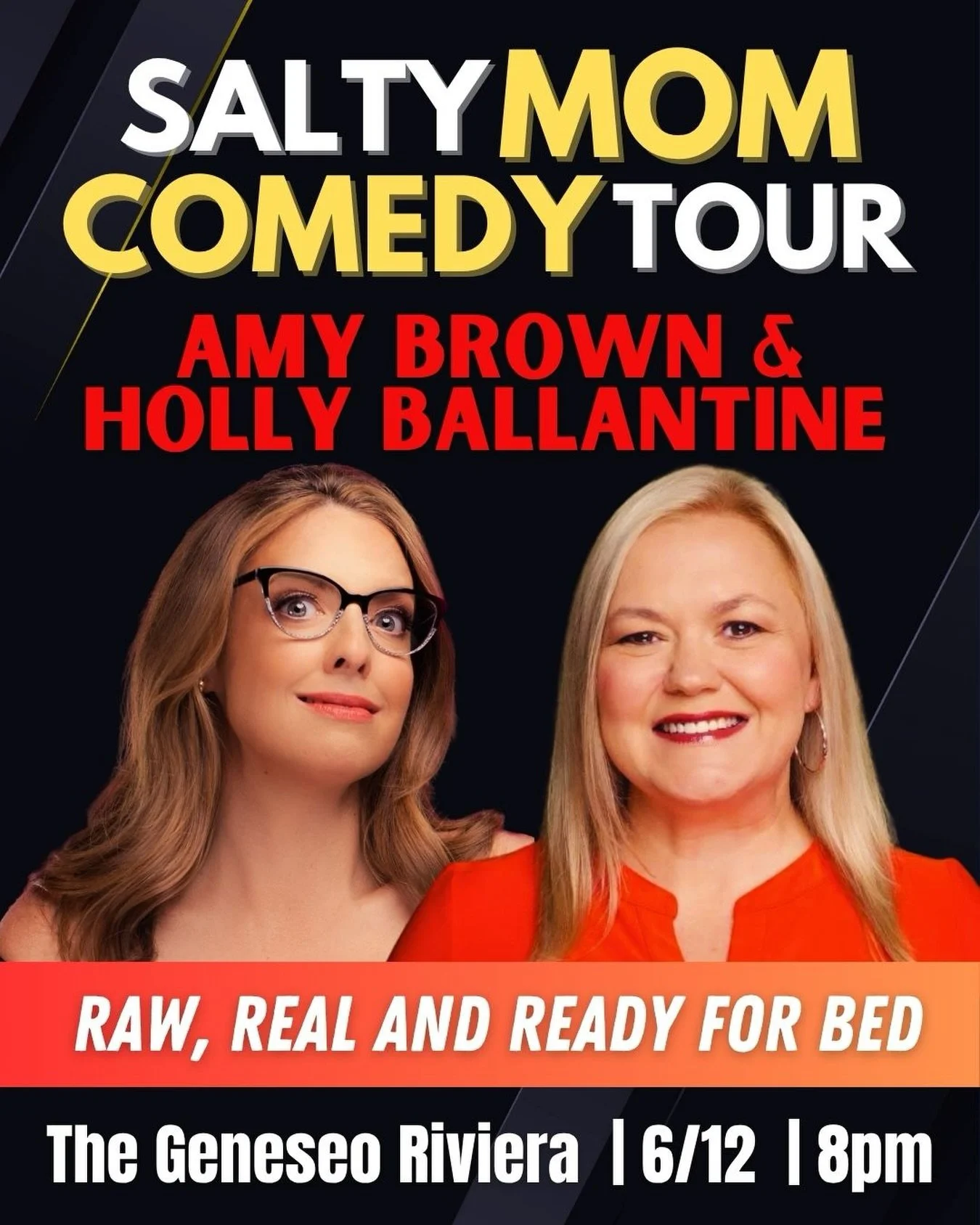 Get your friends together and treat yourselves to a night of laughter and a whole new set of inside jokes!  Husbands, Dudes and Non-Moms welcome too! These shows typically sell out, so don't sit on getting tixs. Friday, June 12th - 8pm. Tixs at www.a