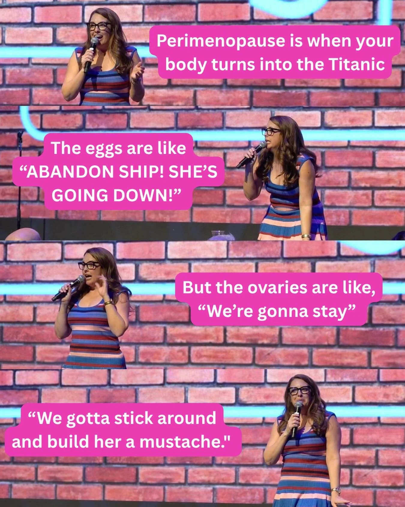 Like Celine Dion said&hellip; &ldquo;My hair lip will go on&rdquo;

#perimenopause #titantic #comedy #standup #standupcomedy