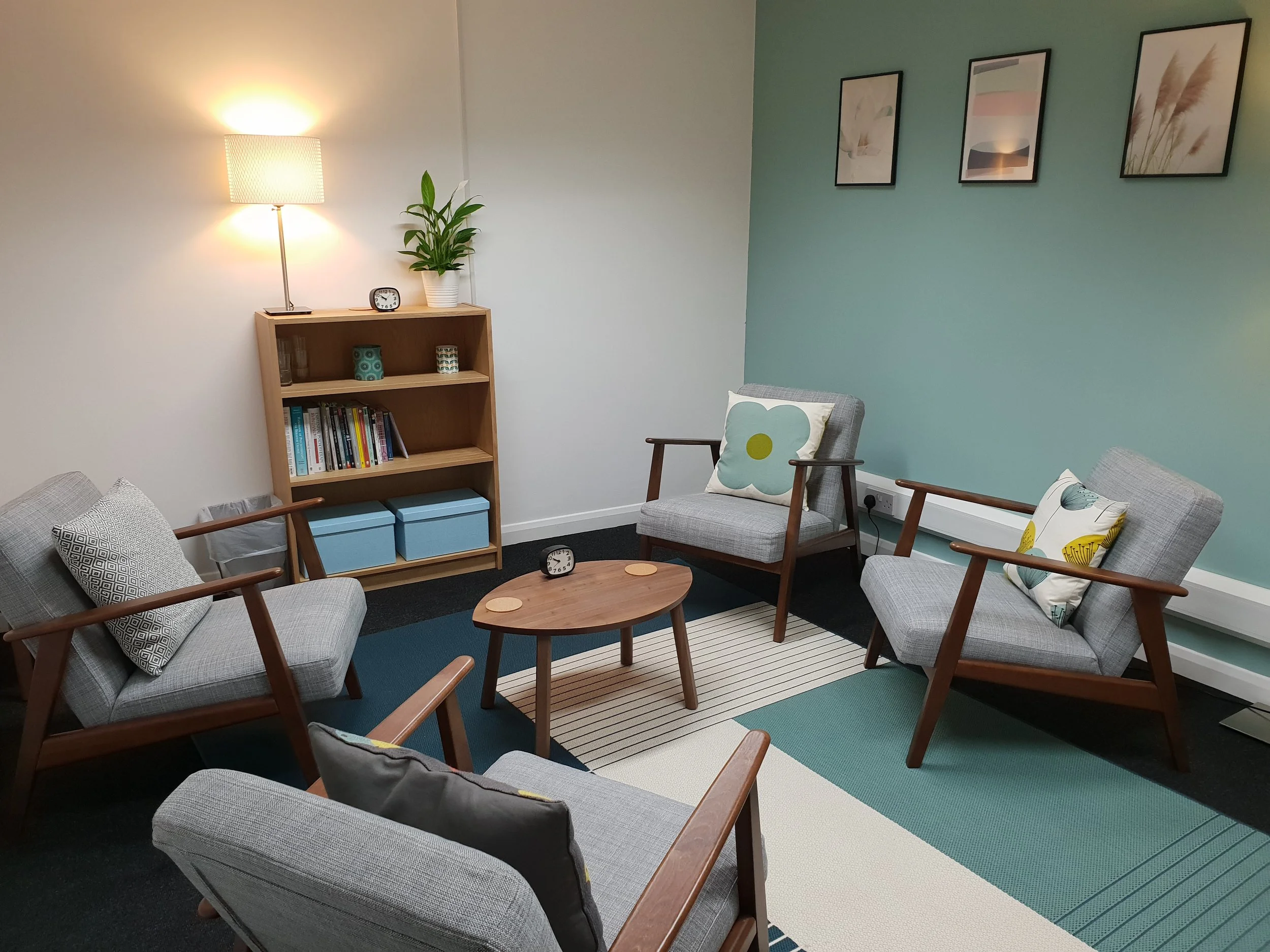 Our counselling room in the centre of Eastbourne