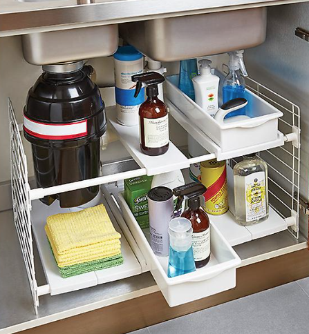 The Container Store: Expandable Under Sink Organizer