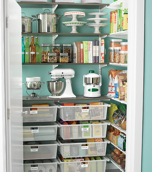 The Container Store: Elfa Walk-In Pantry