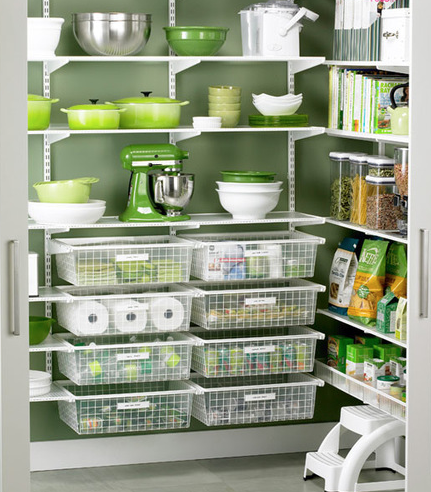 The Container Store: Elfa Walk-In Pantry