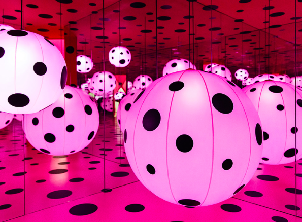This room is titled Dots Obsession- Love Transformed Into Dots.