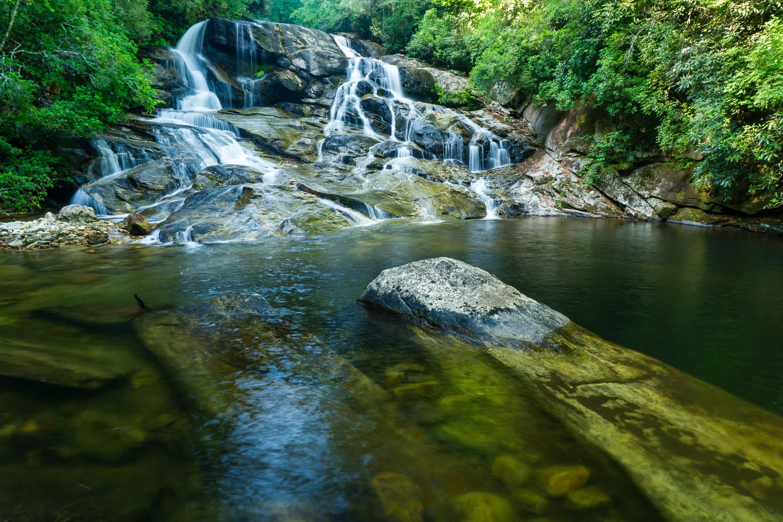 Asheville is in the Blue Ridge region of the Appalachian Mountains. While we experience lots of sunshine, we also get lots of mountain rain. This watershed is plentiful and of very high quality making it ideal for a water-dependent brewing process.