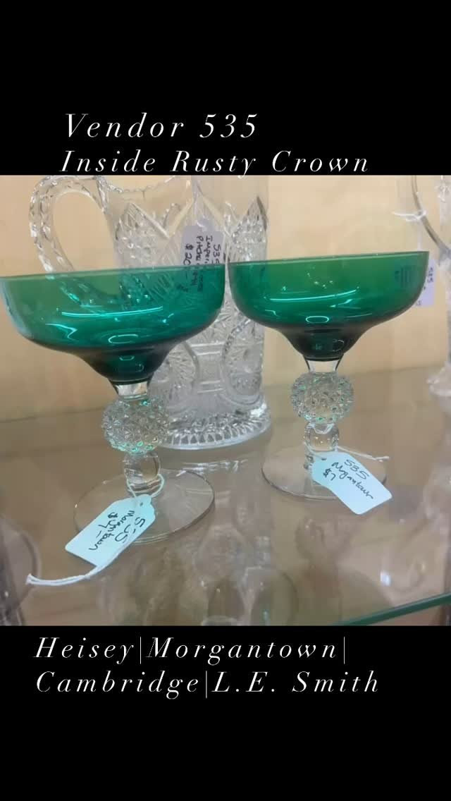 #rustycrownpgh #greatglasshouses #heiseyglass #morgantownglass #cambridgeglass #lesmithglass