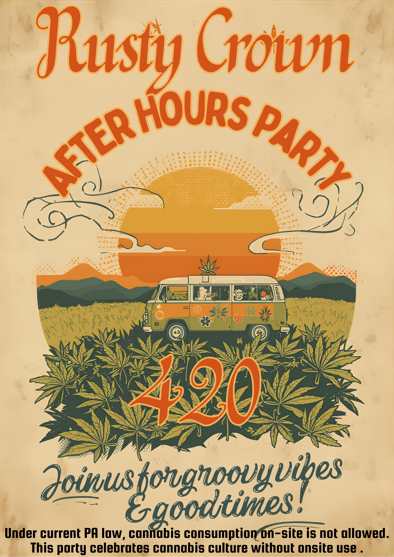 Rusty Crown’s 4/20 After Hours: Cannabis Culture Celebration