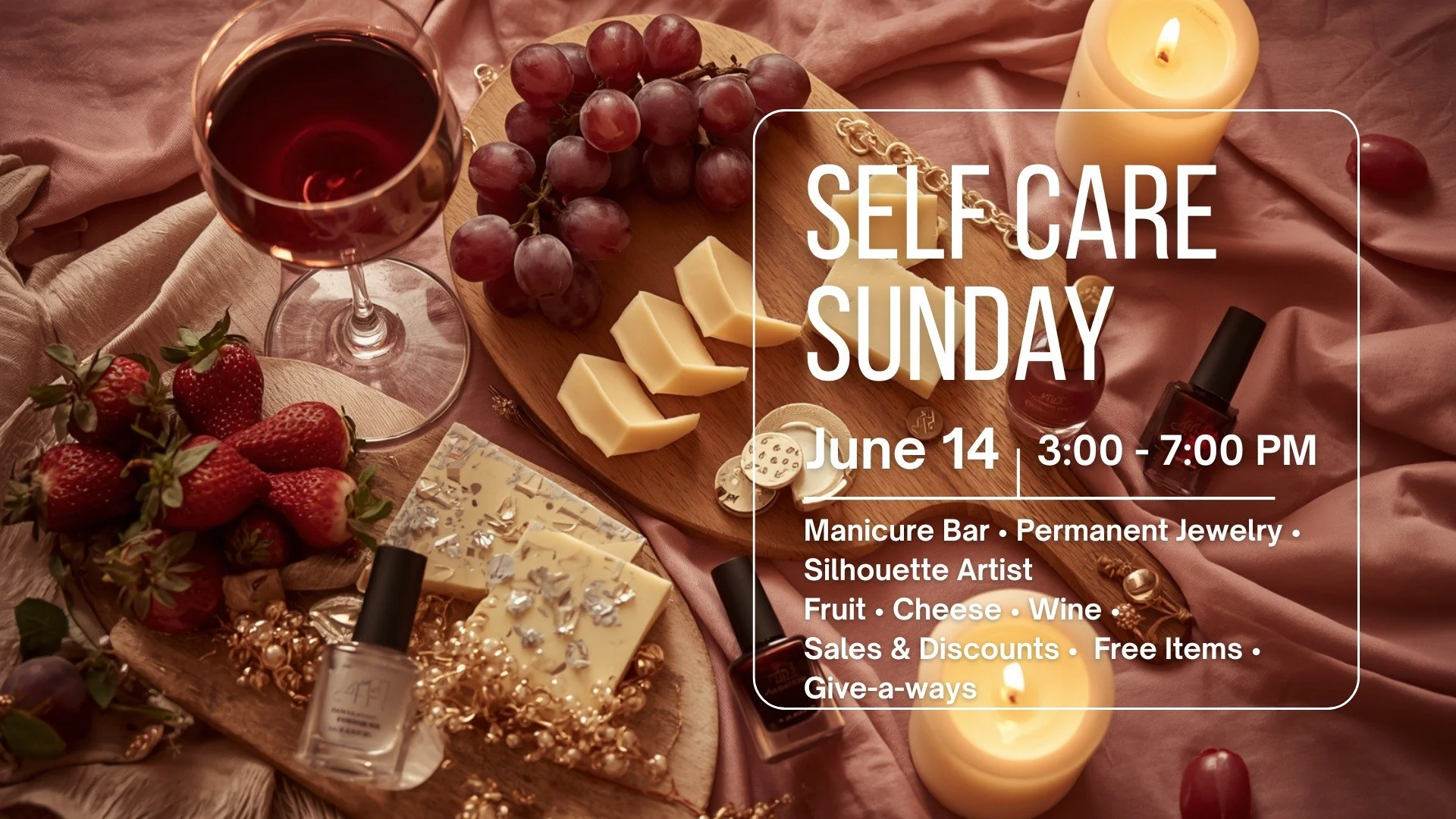 🎉 Grab your friends and join us June 14 @Rusty Crown's Self Care Sunday: You Deserve This💖
We're turning your favorite antique mall into the ultimate Sunday treat-yourself destination! Spend the afternoon shopping, sipping, and enjoying fun self-ca