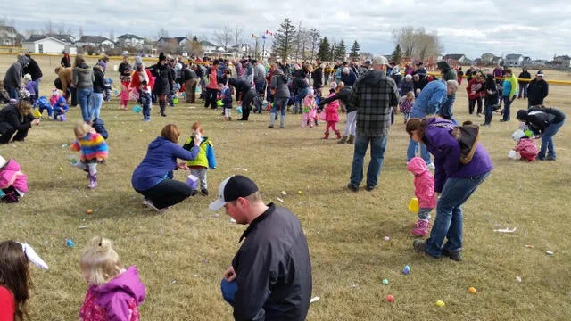 Annual Langdon Easter Party, of which The Neighbourhood Church is a major sponsor and volunteer help.