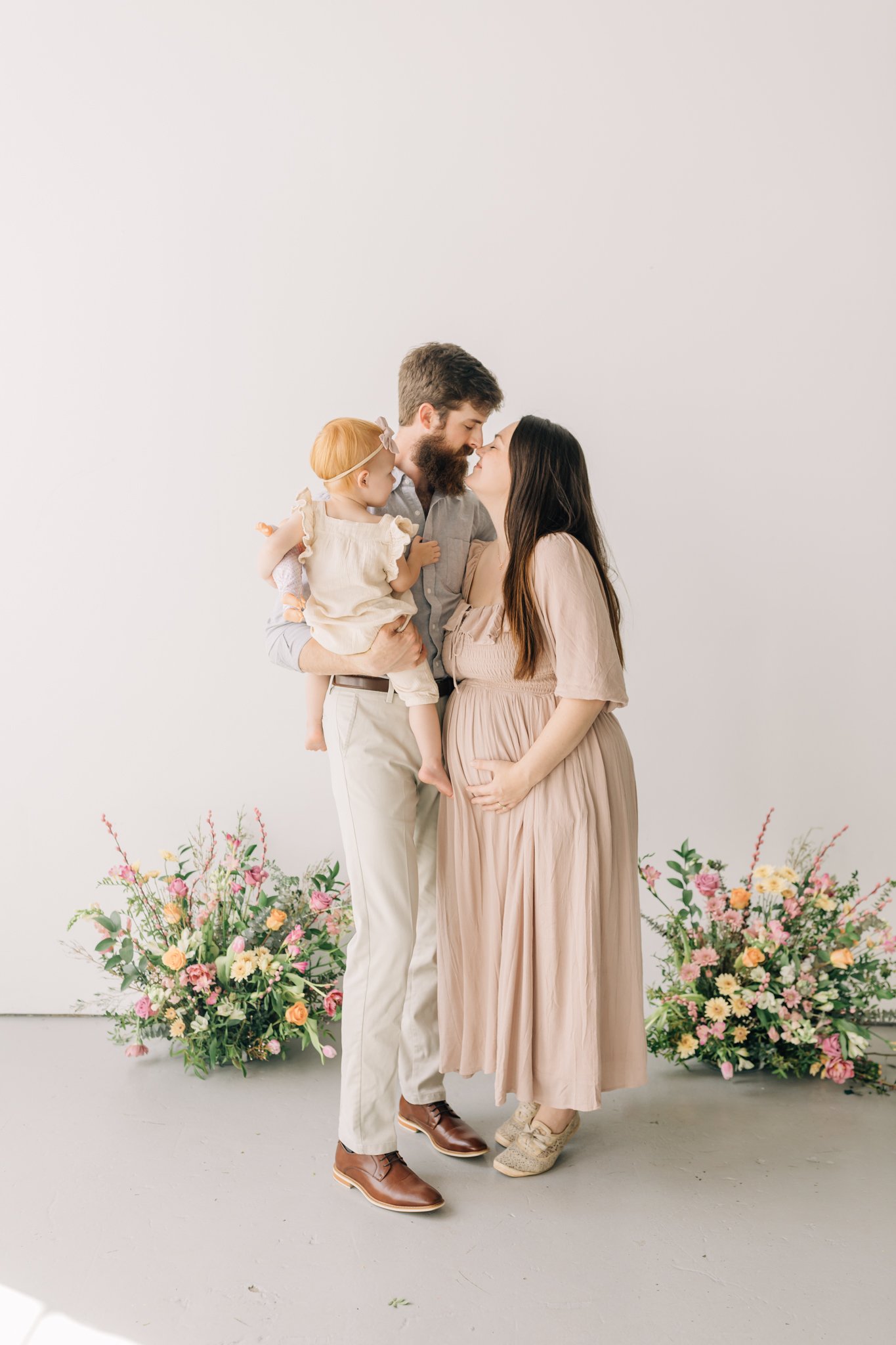 studio family maternity photos with flowers in Greenville, South Carolina-0686.jpg