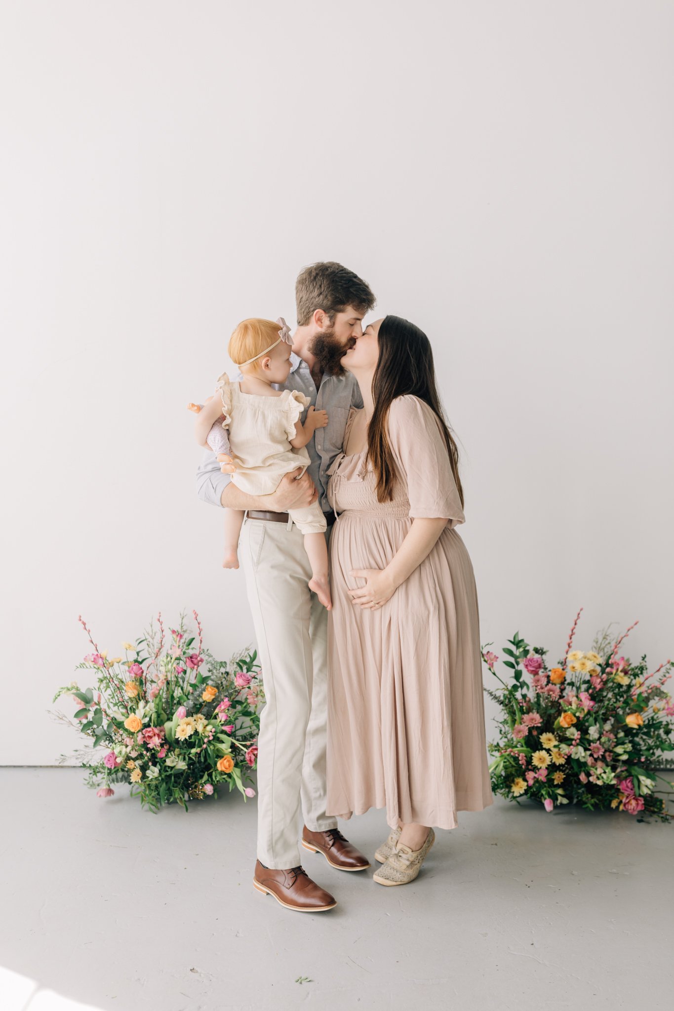 studio family maternity photos with flowers in Greenville, South Carolina-0688.jpg