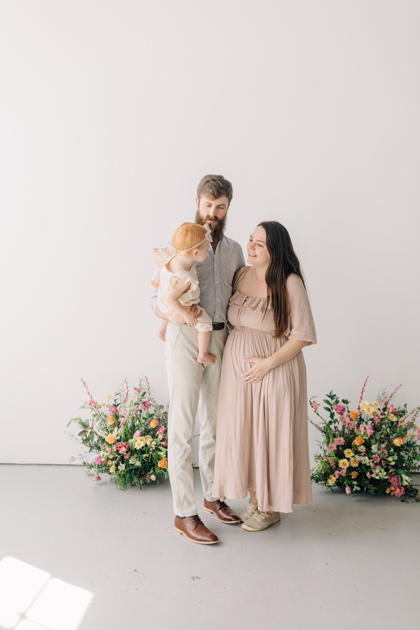 studio family maternity photos with flowers in Greenville, South Carolina-0706.jpg