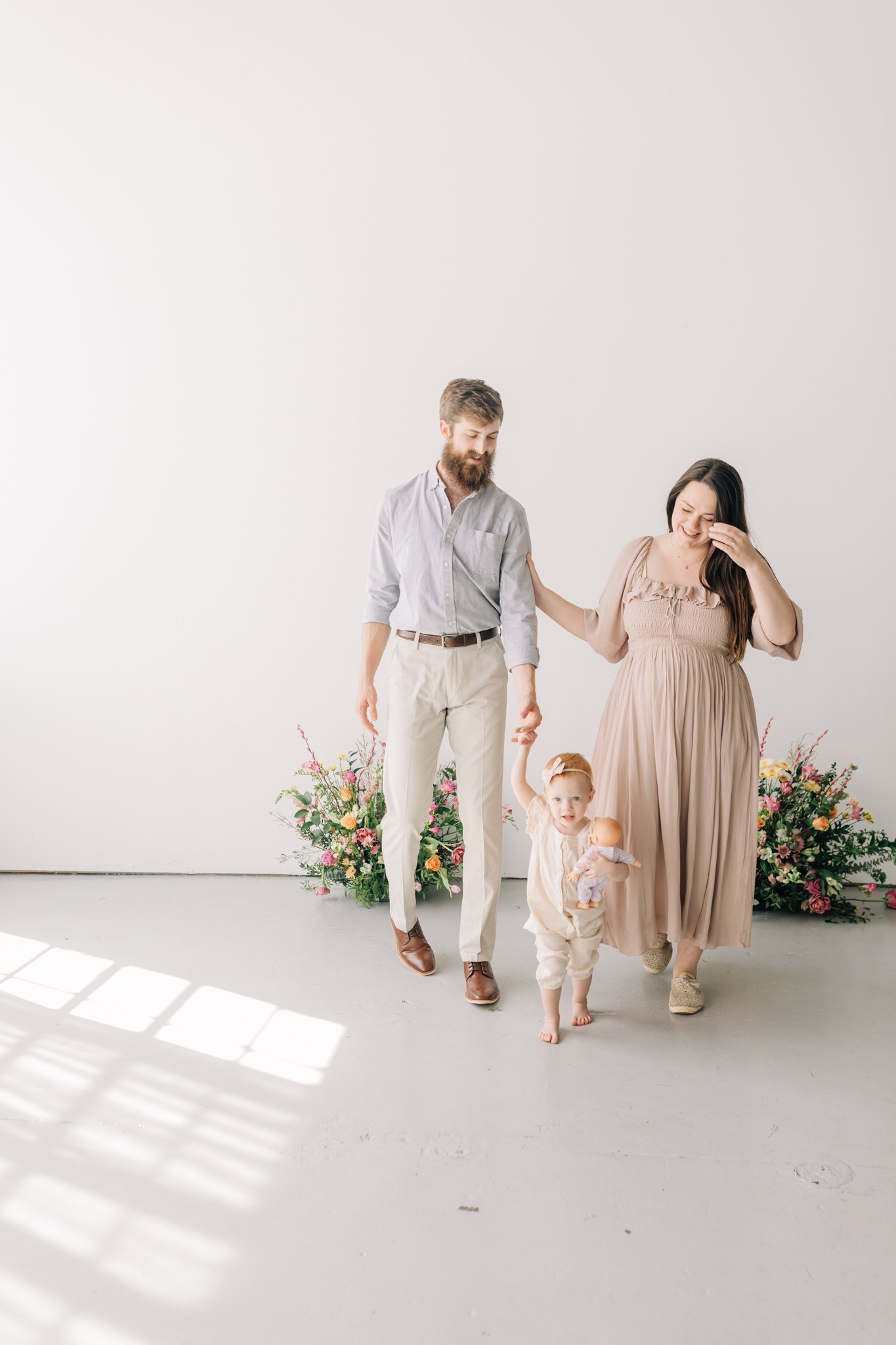 studio family maternity photos with flowers in Greenville, South Carolina-0710.jpg