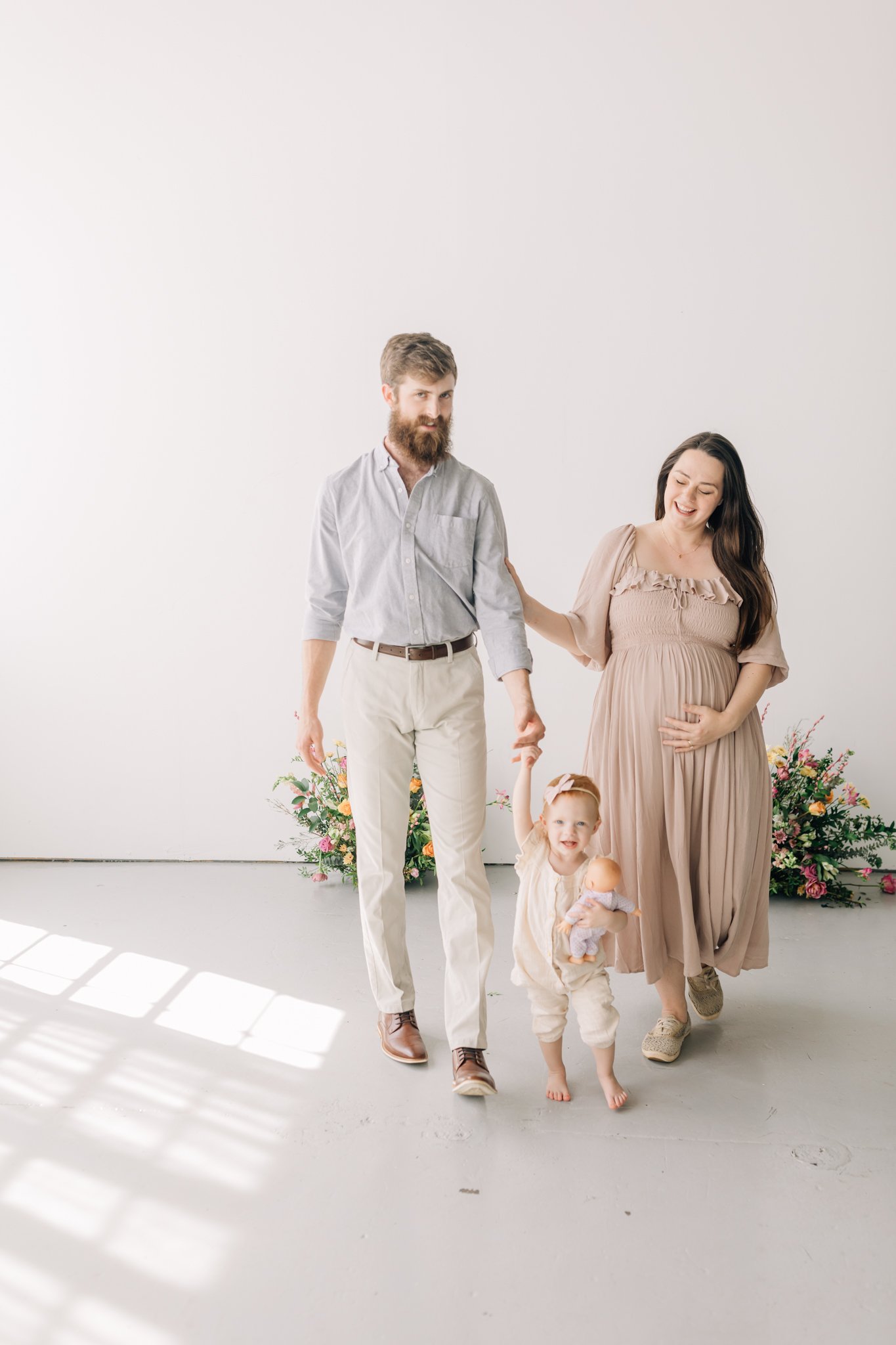 studio family maternity photos with flowers in Greenville, South Carolina-0715.jpg