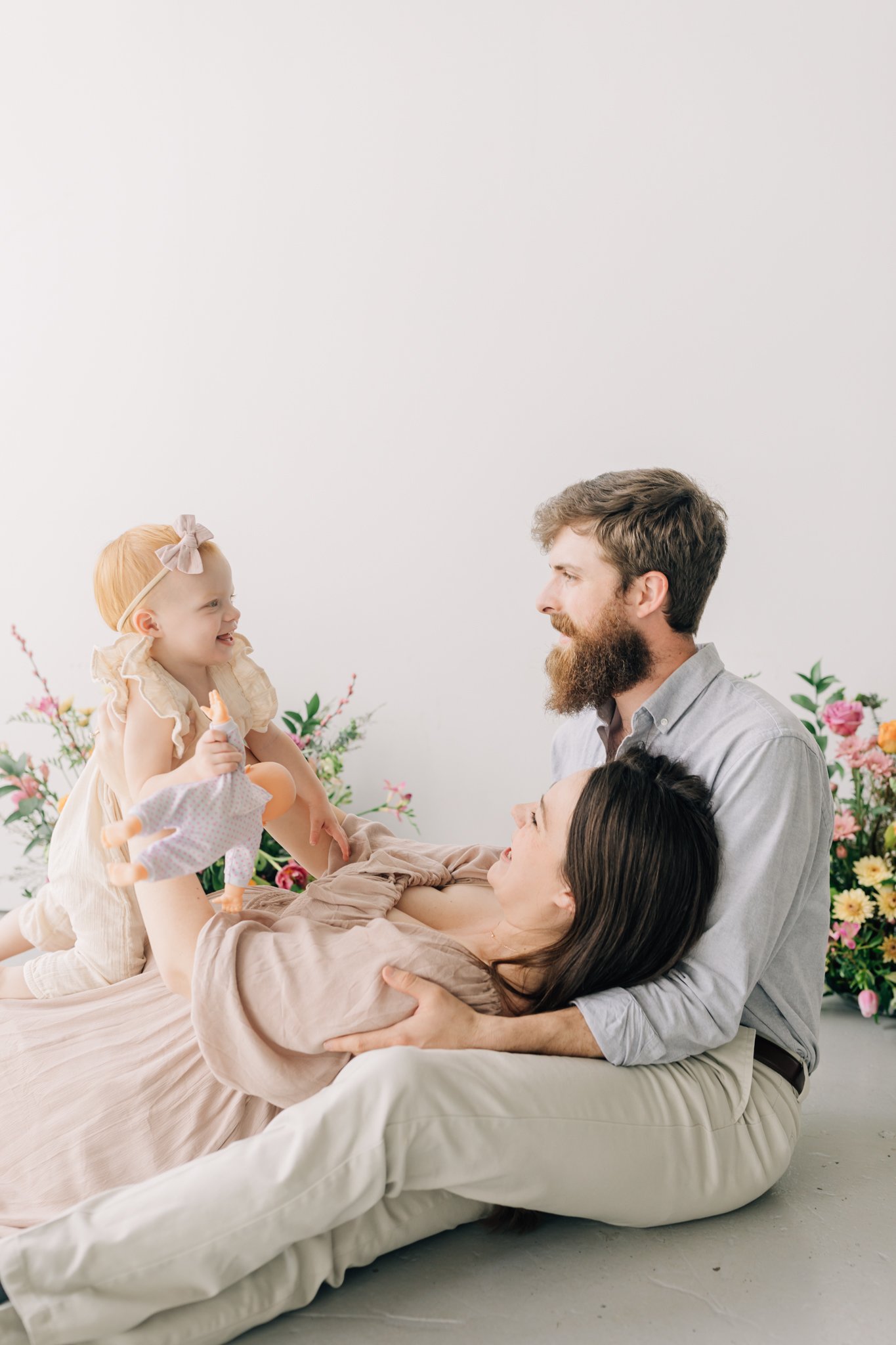 studio family maternity photos with flowers in Greenville, South Carolina-0783.jpg