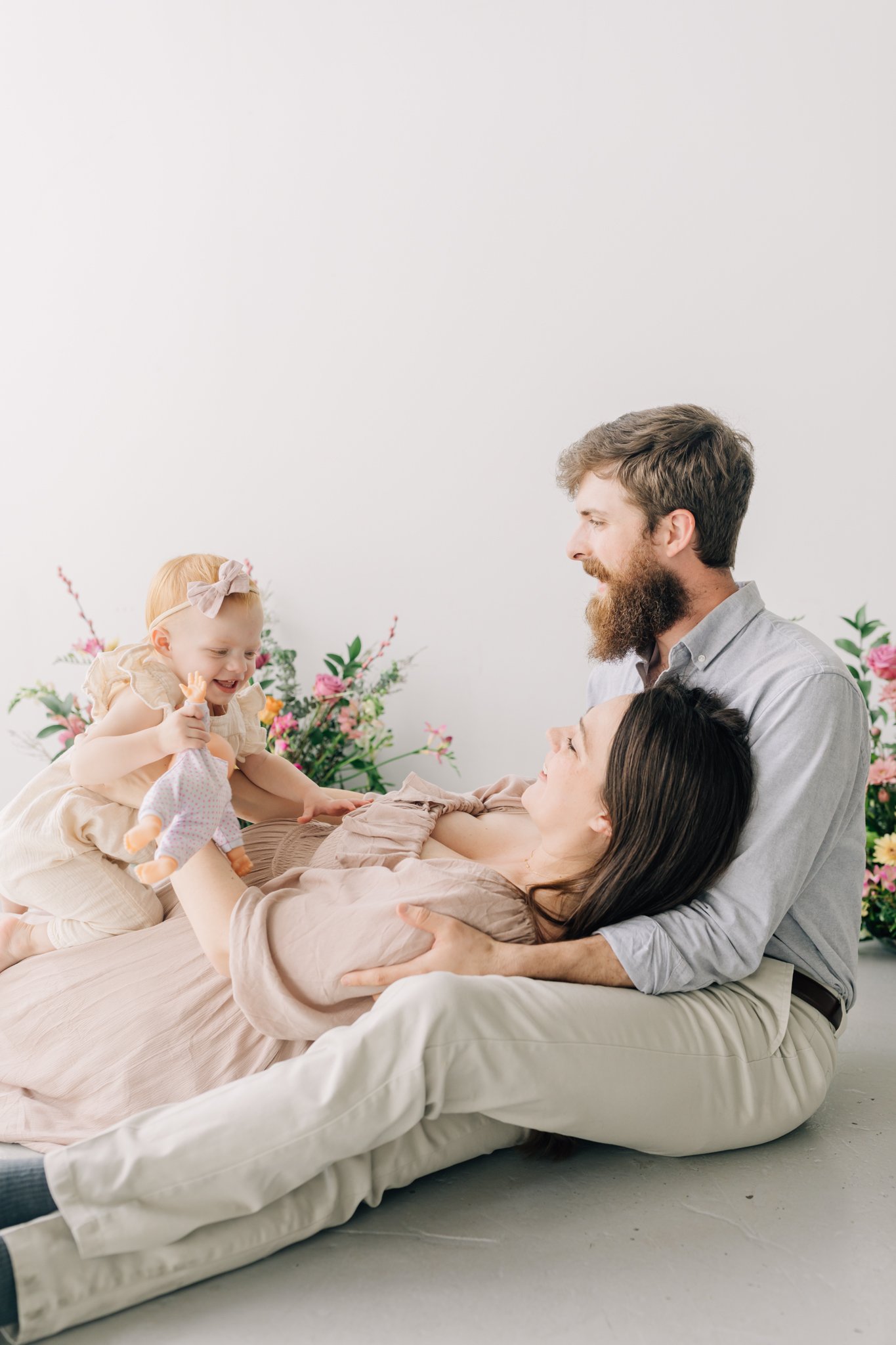 studio family maternity photos with flowers in Greenville, South Carolina-0784.jpg