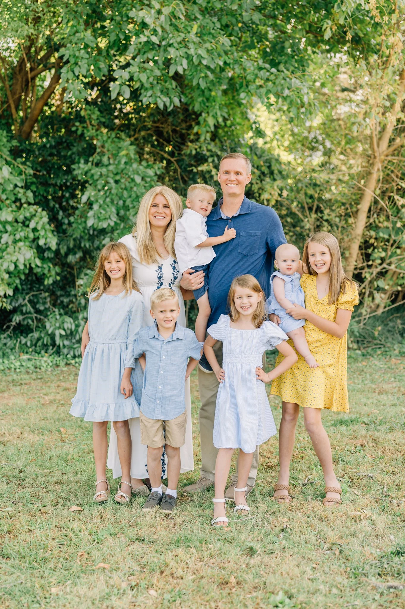 Large Family Photographer in Greenville SC