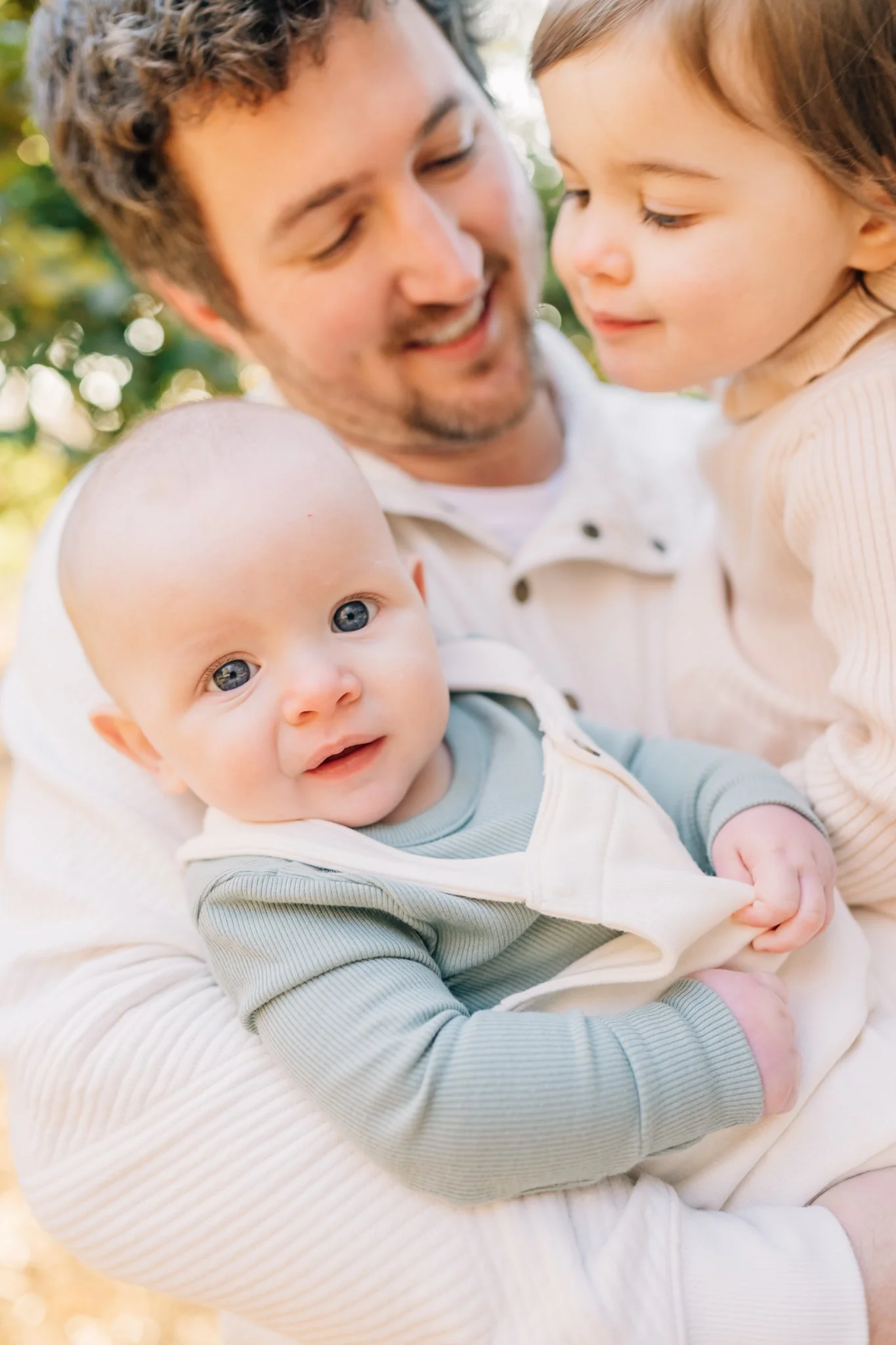 Winter Golden Hour Family Photos at Furman University