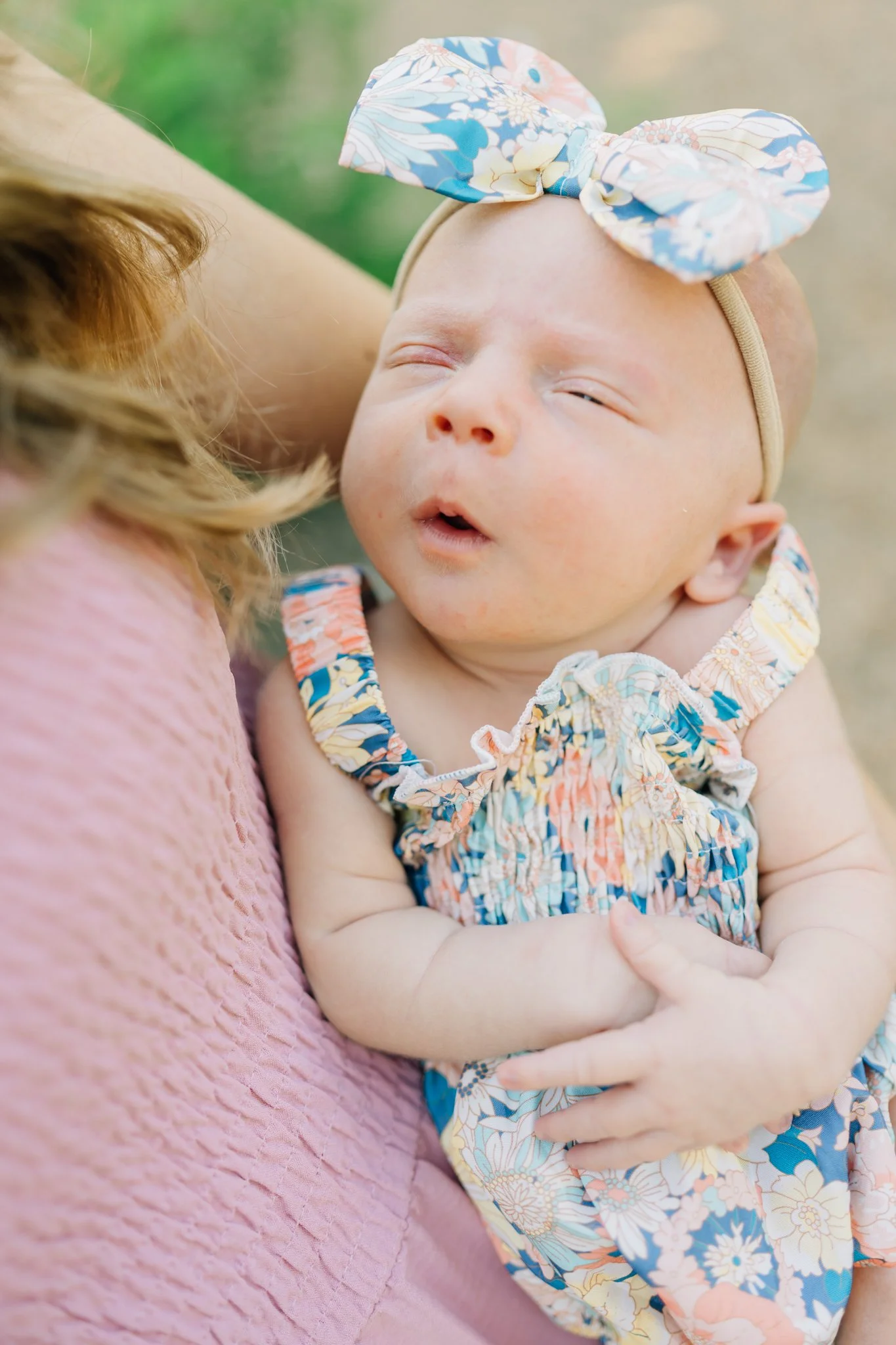 Outdoor Newborn Photos in Travelers Rest, SC