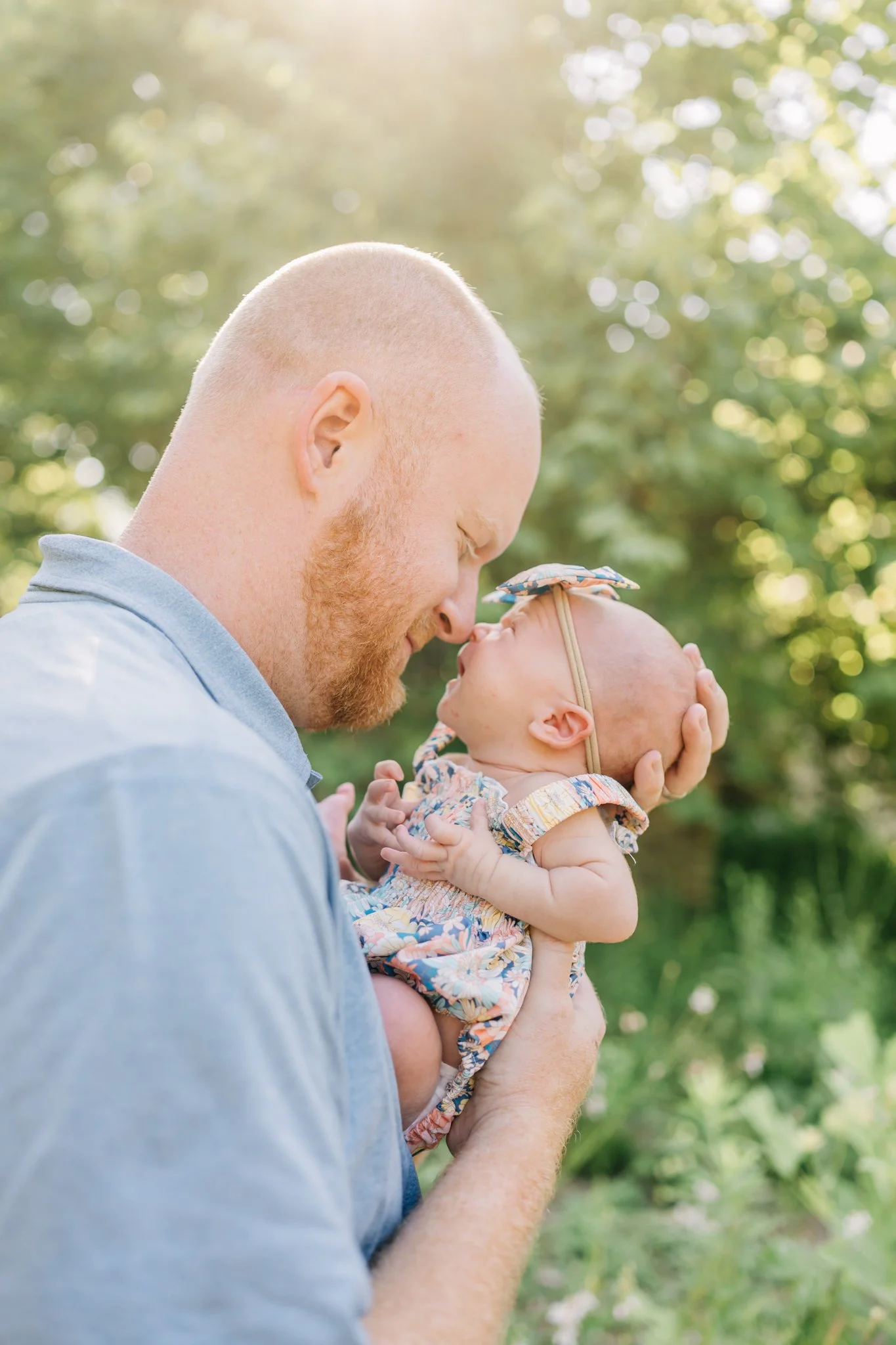 Outdoor Newborn Photos in Travelers Rest, SC