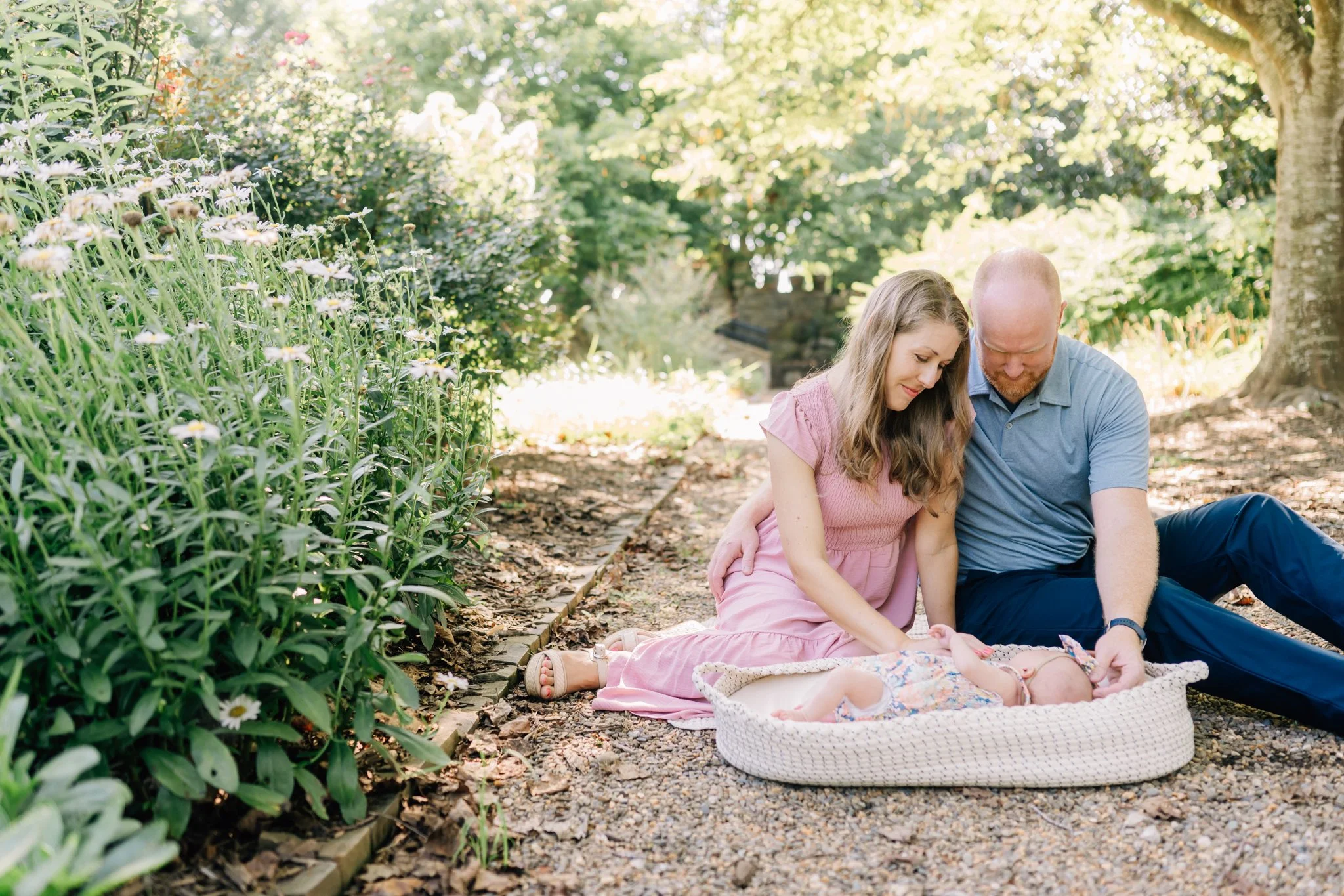 Outdoor Newborn Photos in Travelers Rest, SC
