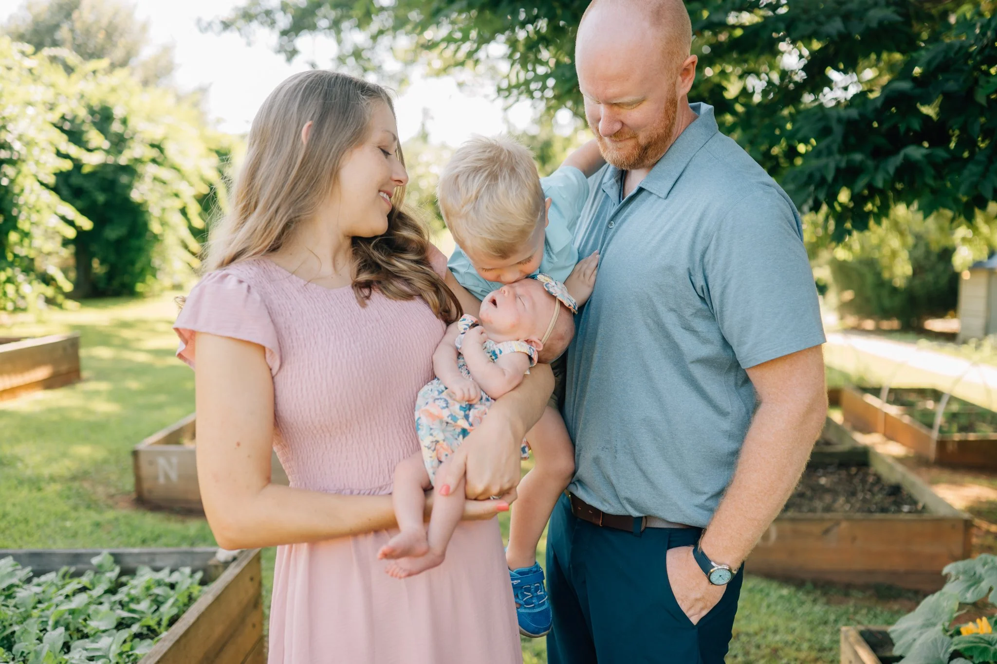Outdoor Newborn Photos in Travelers Rest, SC