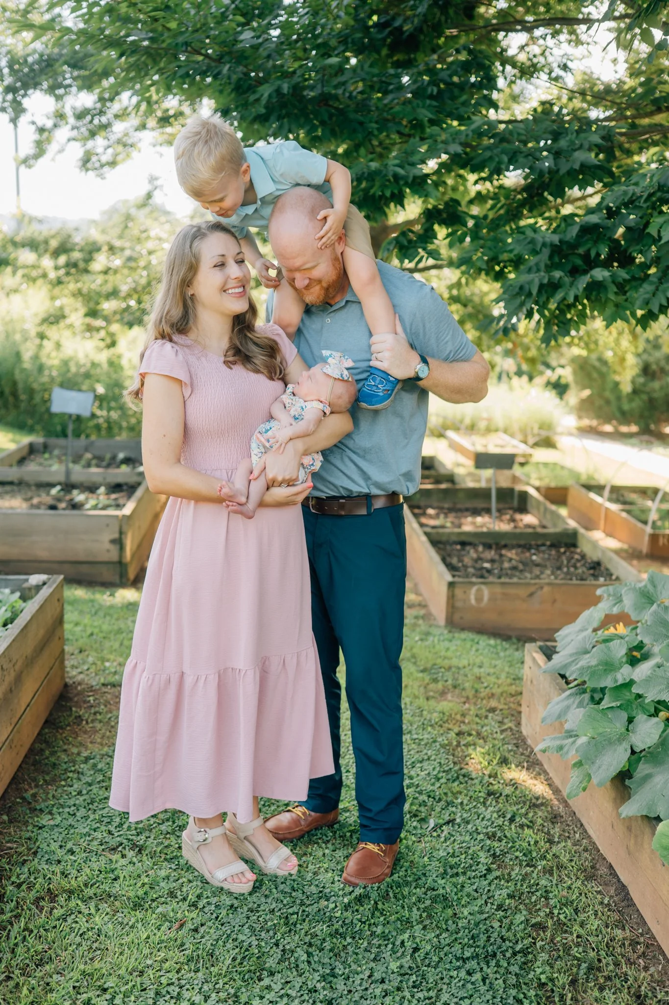 Outdoor Newborn Photos in Travelers Rest, SC