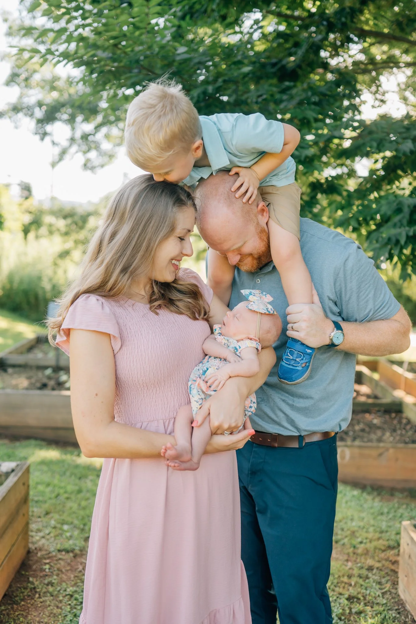 Outdoor Newborn Photos in Travelers Rest, SC
