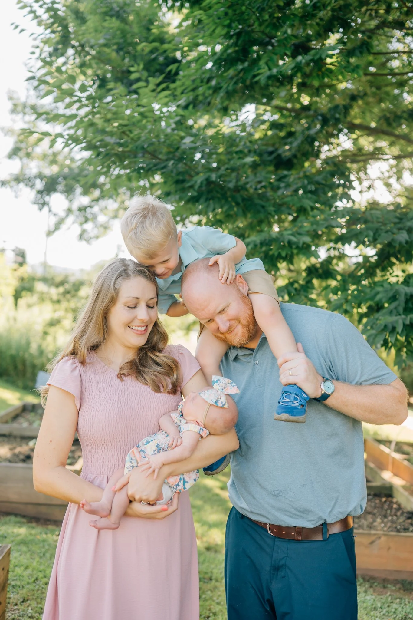 Outdoor Newborn Photos in Travelers Rest, SC