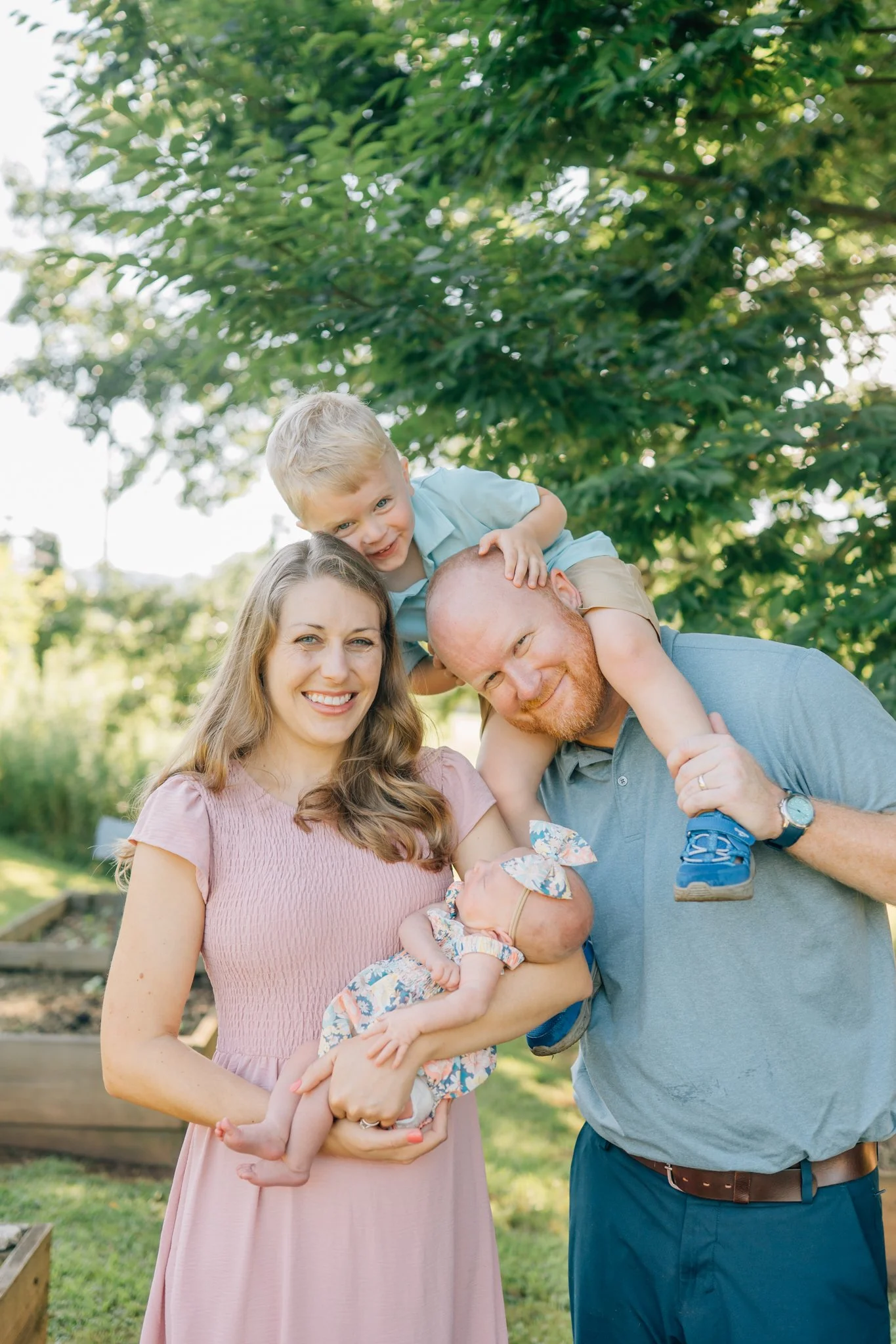 Outdoor Newborn Photos in Travelers Rest, SC