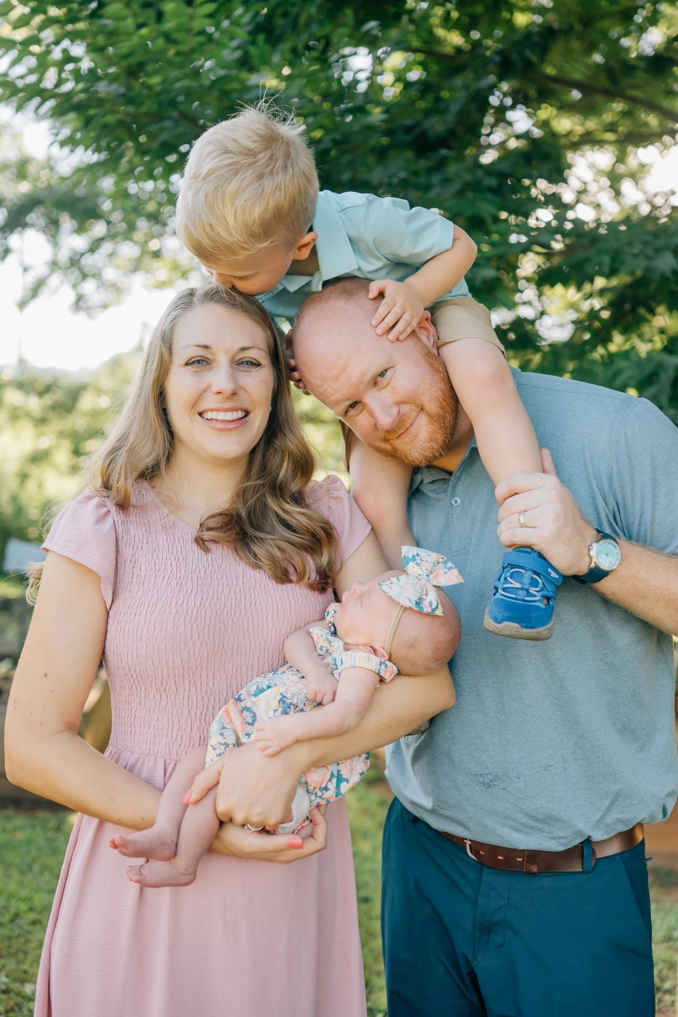Outdoor Newborn Photos in Travelers Rest, SC