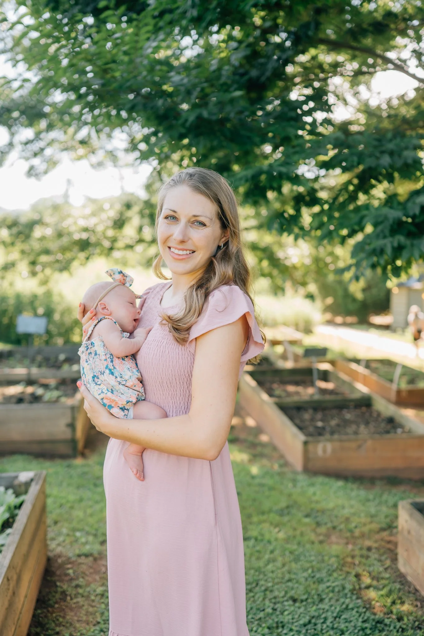 Outdoor Newborn Photos in Travelers Rest, SC