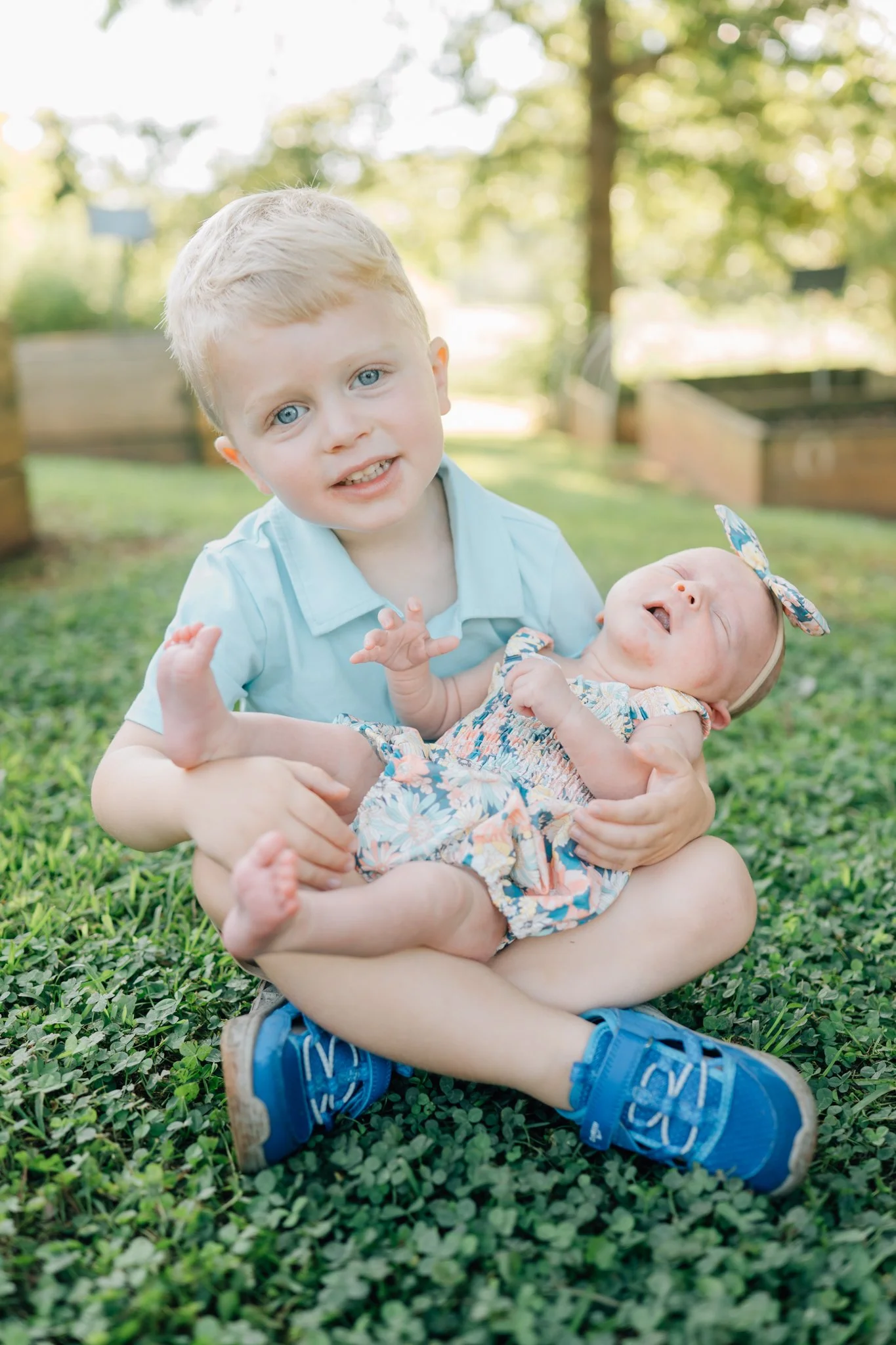 Outdoor Newborn Photos in Travelers Rest, SC