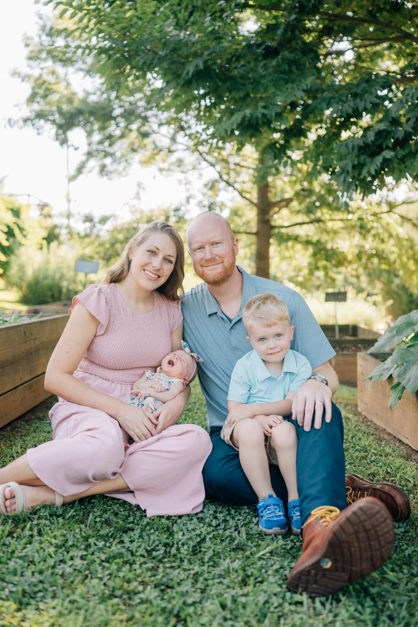Outdoor Newborn Photos in Travelers Rest, SC