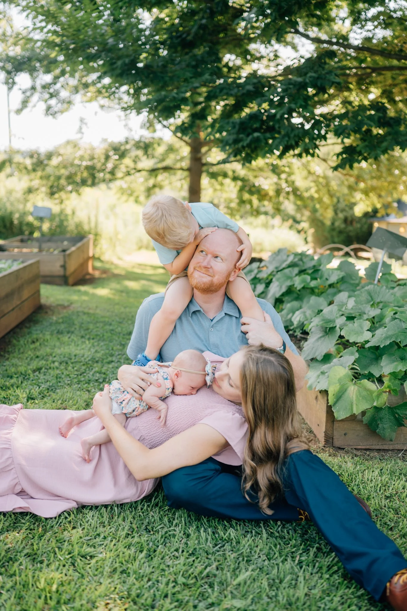 Outdoor Newborn Photos in Travelers Rest, SC