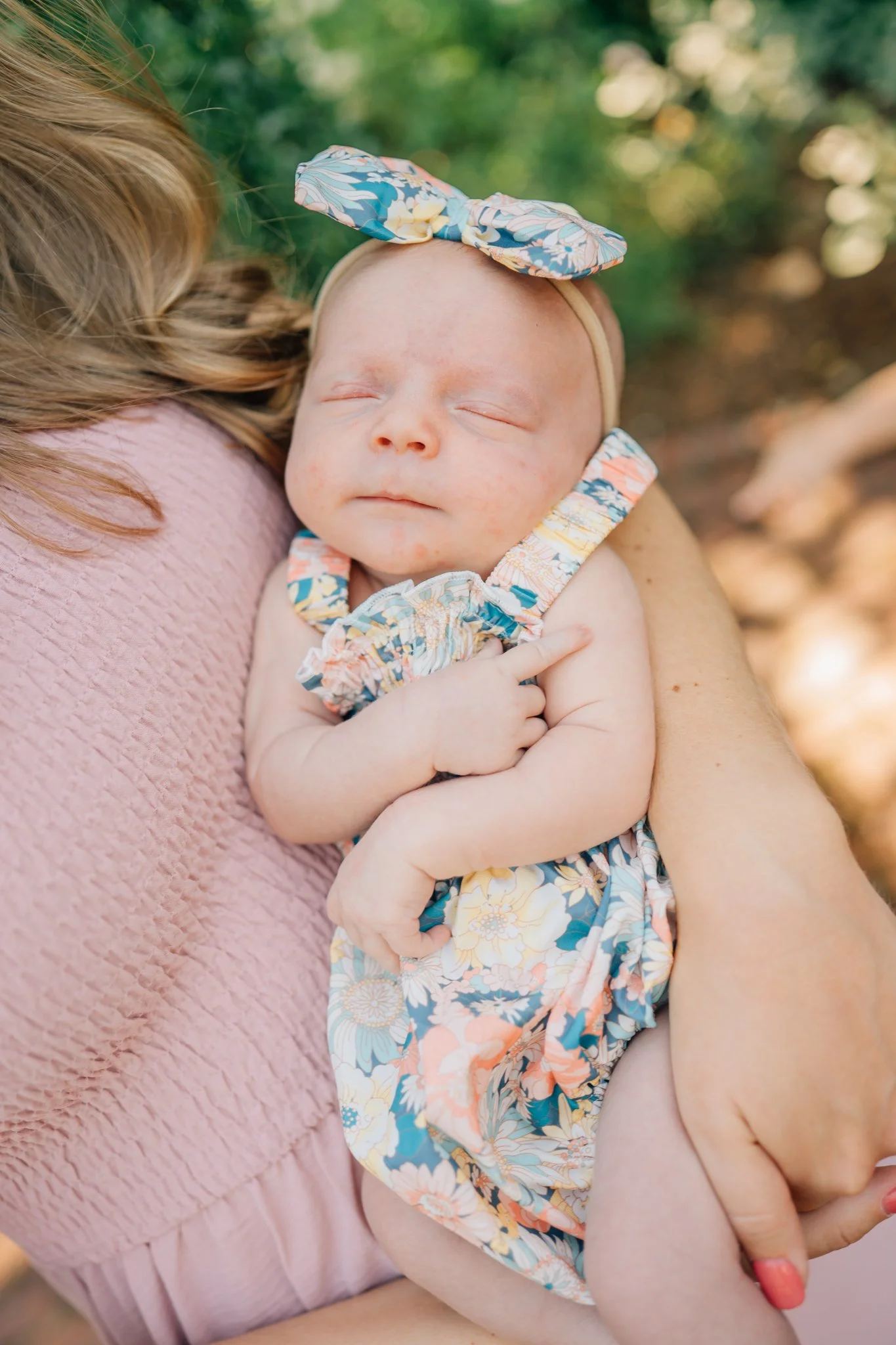 Outdoor Newborn Photos in Travelers Rest, SC