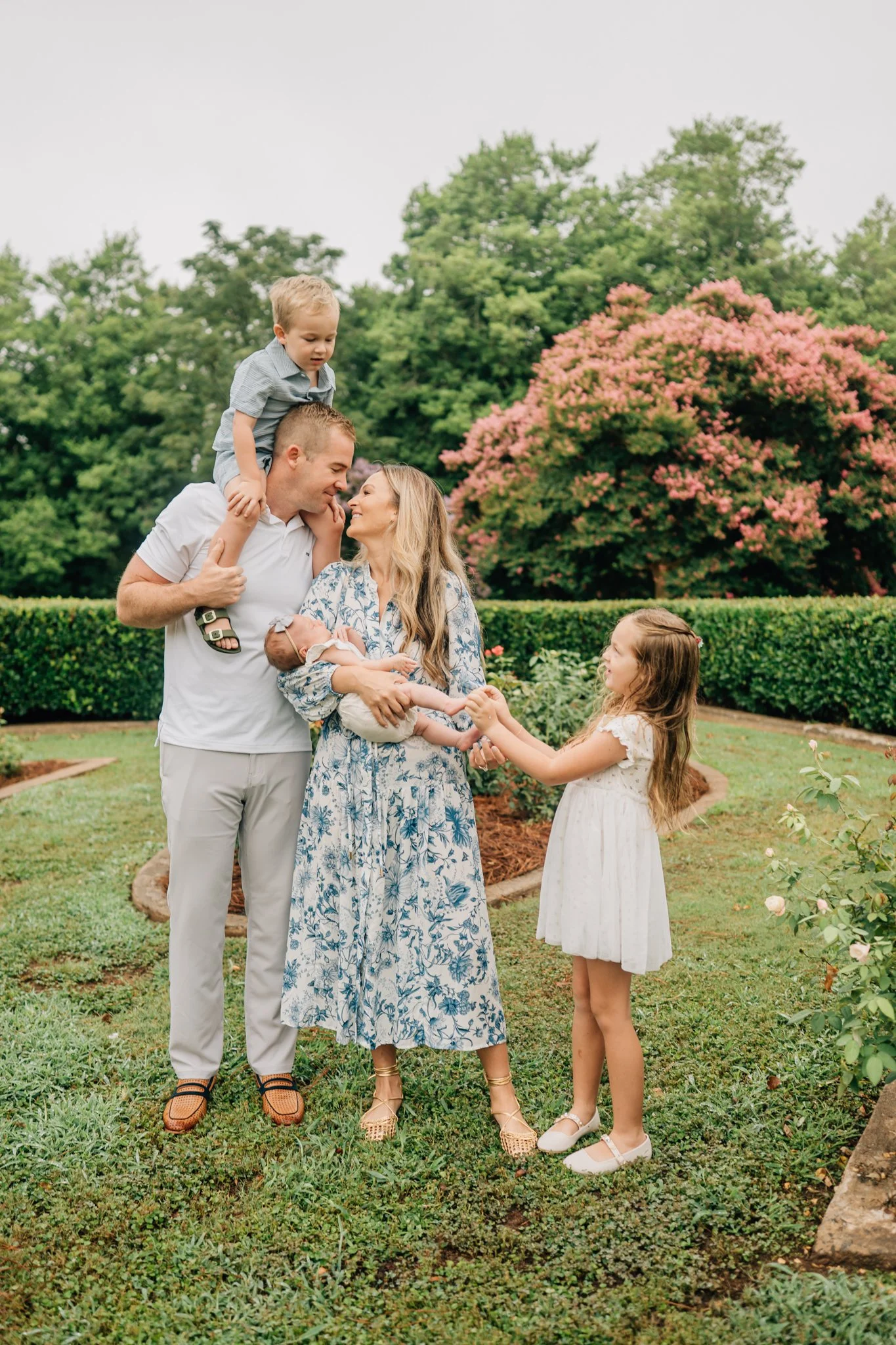 Outdoor Newborn Mini Session In Greenville, South Carolina