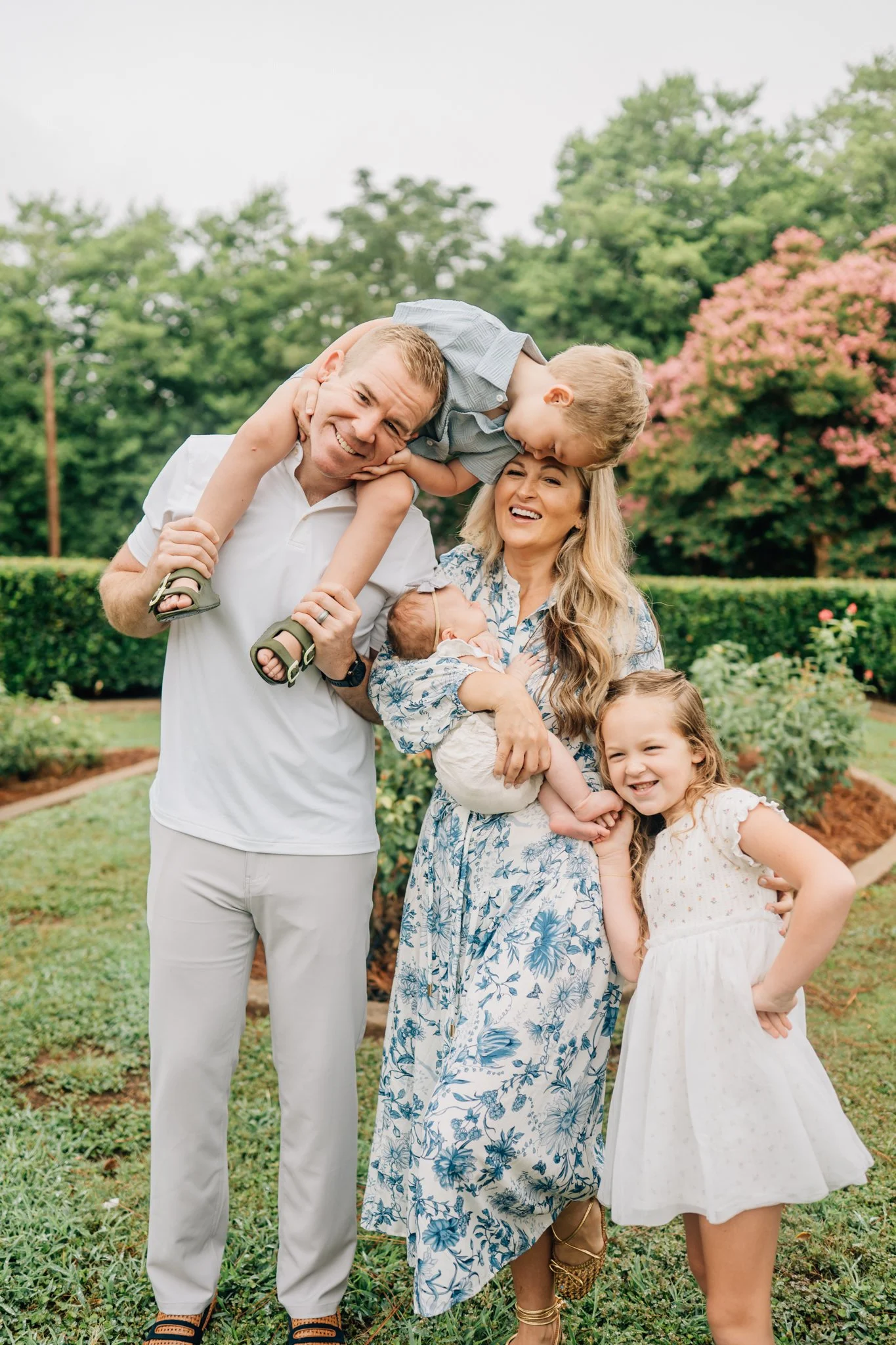 Outdoor Newborn Mini Session In Greenville, South Carolina