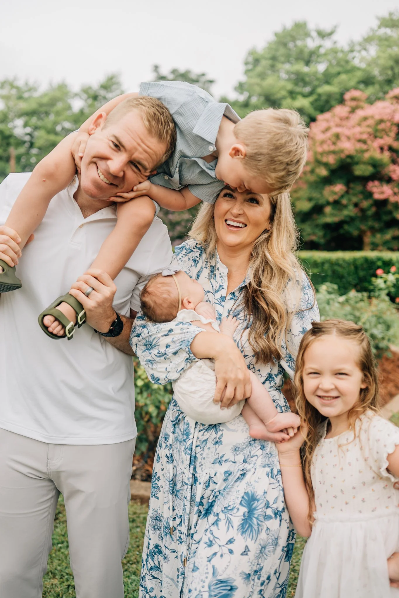 Outdoor Newborn Mini Session In Greenville, South Carolina
