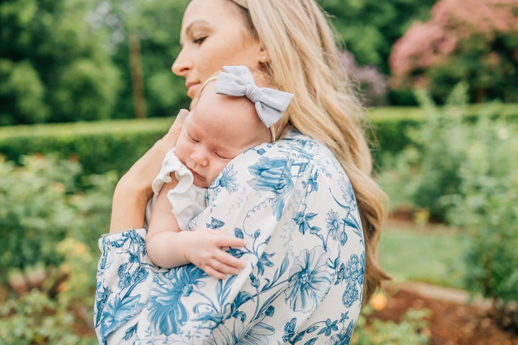 Outdoor Newborn Mini Session In Greenville, South Carolina
