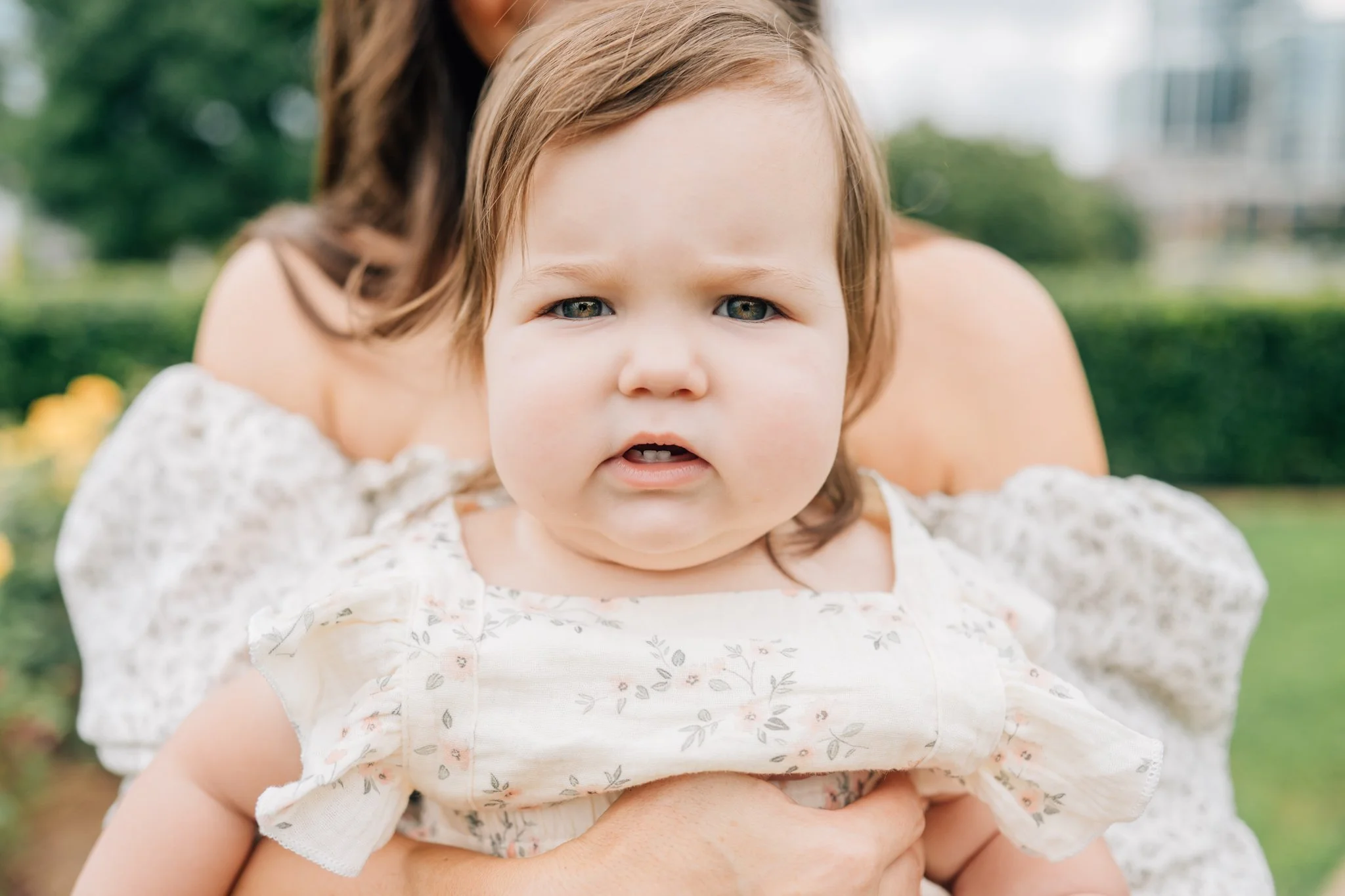 Shaw Rose Garden Family Photos in Downtown Greenville