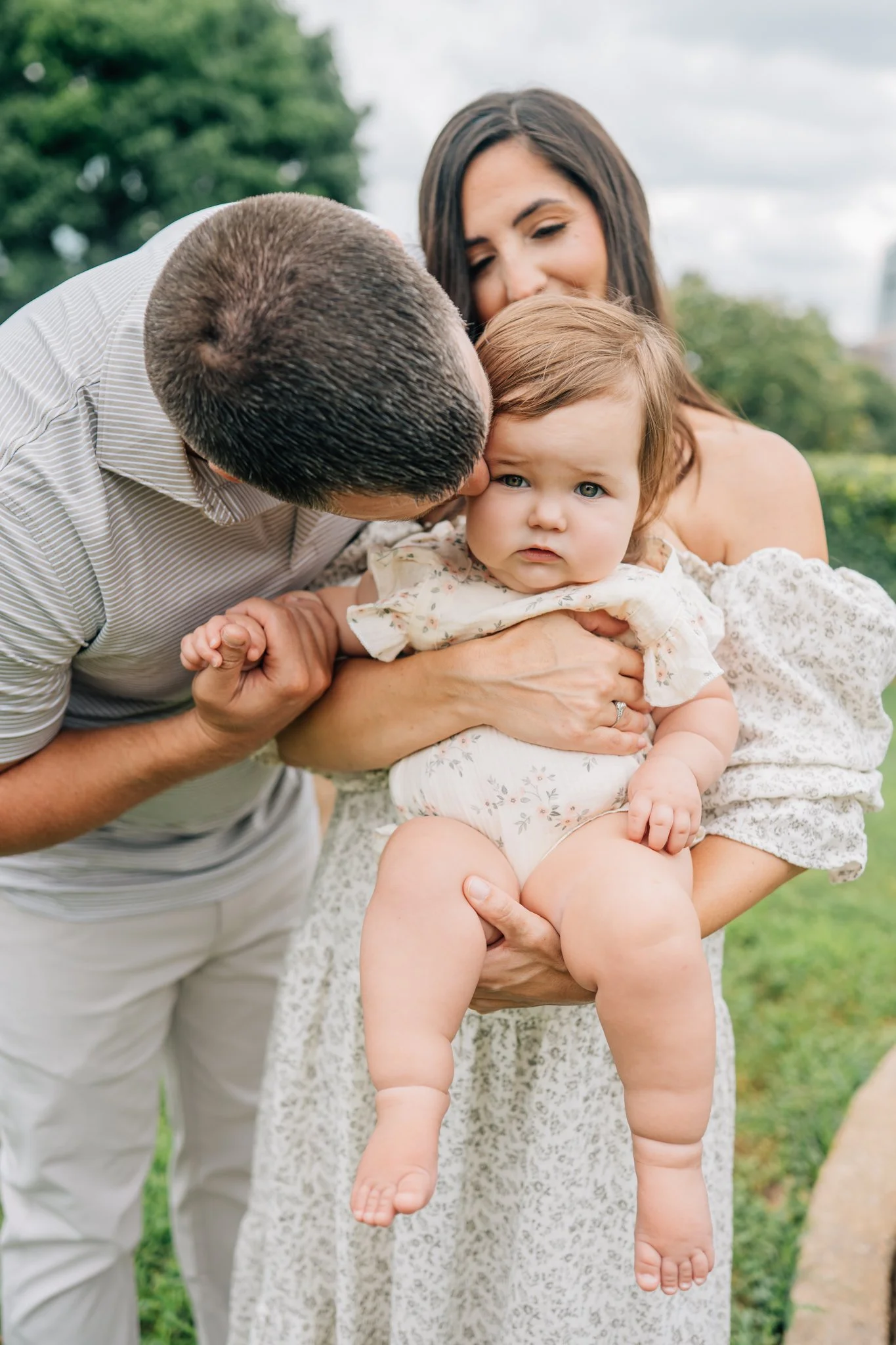 Shaw Rose Garden Family Photos in Downtown Greenville