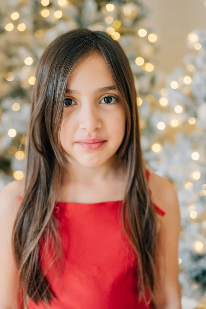 Full Studio Christmas Family Photos with the best Family Photographer in Greenville, SC in a studio
