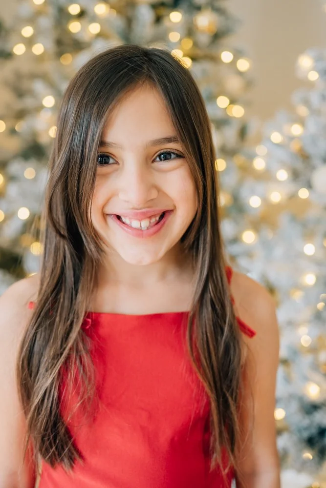 Full Studio Christmas Family Photos with the best Family Photographer in Greenville, SC in a studio