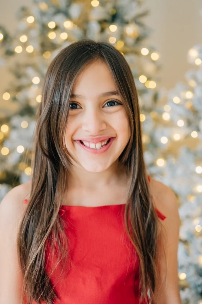 Full Studio Christmas Family Photos with the best Family Photographer in Greenville, SC in a studio