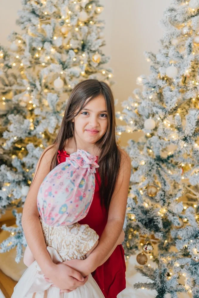 Full Studio Christmas Family Photos with the best Family Photographer in Greenville, SC in a studio